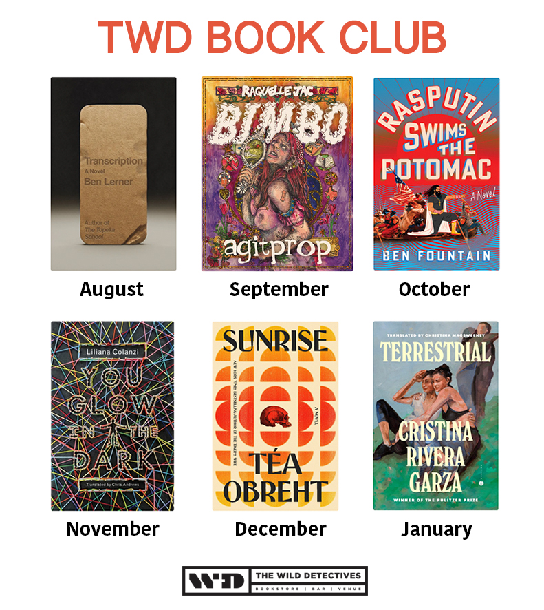 The Wild Detectives Book Club reading selections
